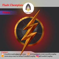 Flash Chest Plate new movie  lightning bolt chest | 3D