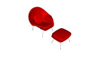 Poltrona e Puff Womb Chair
