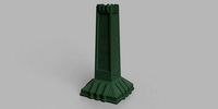 Warhammer Necron Tabletop Obelisk model for 3D Printing | 3D