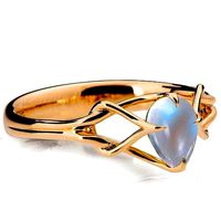 Beautifull Pear Shape Opal Ring | 3D