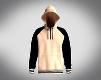 Hoodie Contrast Sleeve