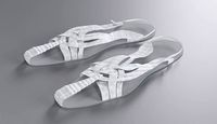 Ethiopian cultural shoes White