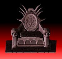 Throne Shao Kahn Classic Mortal kombat  | 3D