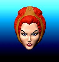 Teela filmation Head Masters of the Universe  | 3D