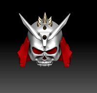 Helmet Shao Kahn Classic Mortal Kombat  | 3D