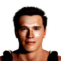 Arnold Schwarzenegger 3D Rigged model ready for animation