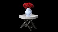 Table and Flower Vase