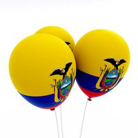 Ecuador country balloon 3d model