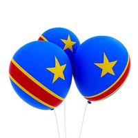Democratic Republic of the Congo country balloon 3d model