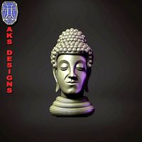 Gautam Buddha v1 Bas relief for wall decoration | 3D