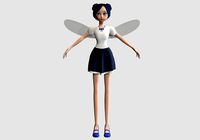 blue fairy girl