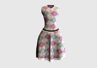 pink checkered dress