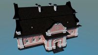 Ukrainian Baroque House I Pink