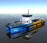 Offshore Supply Ship HYDROCAT 48 3d model low-poly