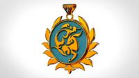 Sinae Unicornis Pendant | 3D