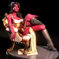 Orianna - Tiefling girl | 3D