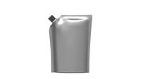Pouch bag with corner spout lid