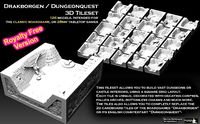 Drakborgen and Dungeonquest 3D Tile Set ROYALTY FREE VERSION | 3D
