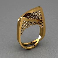 fashion ring | 3D