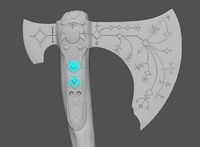 God of War Kratos Axe | 3D