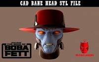 Cad Bane 1 1 scale head for 3d print | 3D