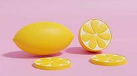 Cartoon Cute Fruit Lemon