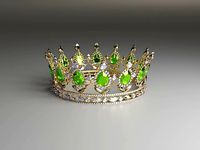 Princess Golden Crown High Poly