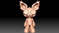 racoon keychain | 3D