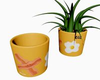clay pot painting