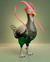Pokemon - Unfezant Male  | 3D