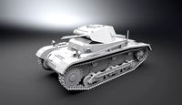 Panzer 2 b Scale model | 3D