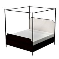 Scottdale Upholstered Metal Bed