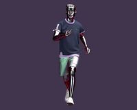 Metaverse T-shirt with Short pant