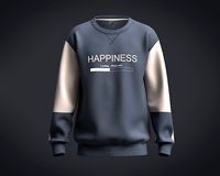 Sweatshirt Grey Happiness
