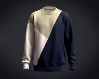Sweatshirt Color Blocked