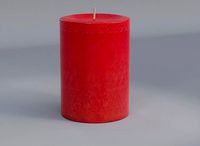 Pier 1 Watermelon Zing 3x4 Mottled Pillar Candle