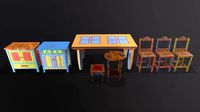 Mexican Style Furniture Set