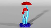 Mushroom ornament