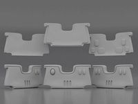 space elf barricade | 3D