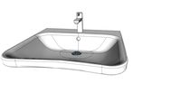 Duravit DuraStyle akadálymentes mosdó 65x57 2329650000