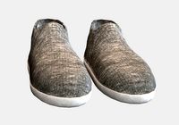 gray simple shoes