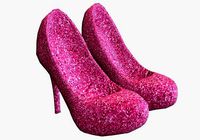 pink sparkle shoes