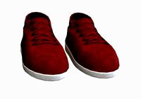 red basic shoes