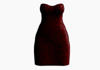 short glittery dress