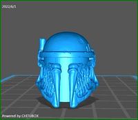 mandalorian skull helmet with visor for action figures