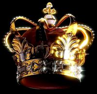 King Golden Crown High Poly