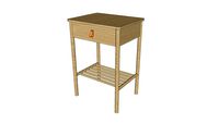 IKEA 'Bjorksnas' Bedside Table