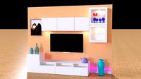 TV wall design unit
