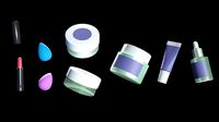 Cosmetics with animation and without