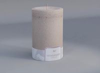 Pier 1 Magnolia Blooms 3X4 Mottled Pillar Candle